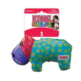 KONG Shieldz Hippo Dog Toy Medium