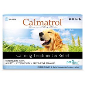 Pet OTC Calmatrol Anxiety and Hyperactivity Treatment for Dogs 26-50 lbs