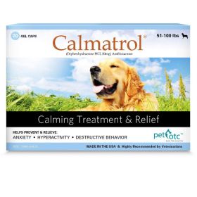 Pet OTC Calmatrol Anxiety and Hyperactivity Treatment for Dogs 51-100 lbs