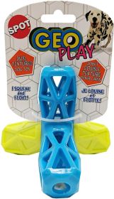 Spot Geo Play Jack Dual Texure Dog Toy Assorted