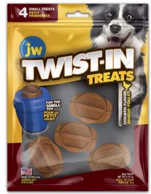 JW Pet Chicken Flavor Twist-In Treat Refills Small