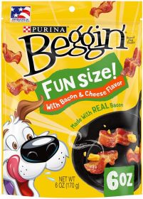 Purina Beggin' Strips Bacon and Cheese Flavor Fun Size