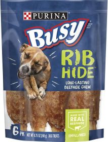 Purina Busy RibHide Chew Treats for Dogs Original