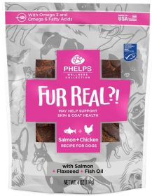 Phelps Pet Products Fur Real?! Skin and Coat Treat for Dogs