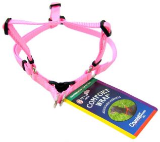 Tuff Collar Comfort Wrap Nylon Adjustable Harness - Bright Pink