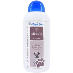 Magic Coat Medicated Shampoo with Coal Tar and Aloe Vera Classic Clean