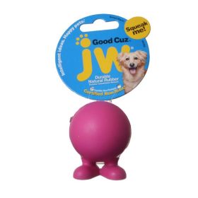 JW Pet Good Cuz Rubber Squeaker Dog Toy