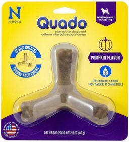 N-Bone Quado Interactive Dog Treat - Pumpkin Flavor