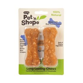 Pet 'n Shape Long Lasting Chewz Bone - Sweet Potato Flavor