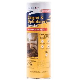 Zodiac Flea Control Carpet & Upholstery Powder
