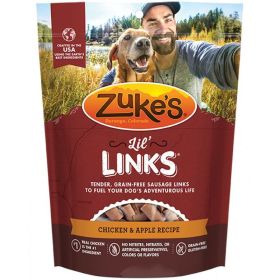 Zukes Lil' Links Dog Treat - Chicken & Apple Recipe