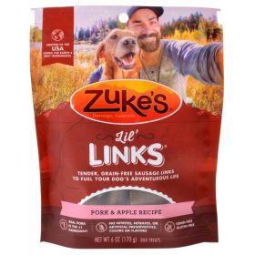 Zukes Lil' Links Dog Treat - Pork & Apple Recipe