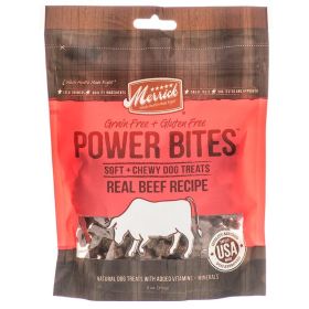 Merrick Power Bites Soft & Chewy Dog Treats - Real Texas Beef Recipe