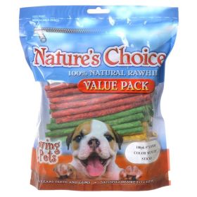 Loving Pets Nature's Choice Rawhide Munchy Stick Value Pack