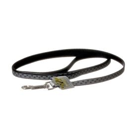Lazer Brite Reflective Open-Design Dog Leash - Black Chain Link