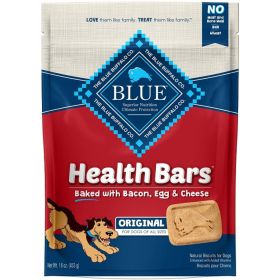 Blue Buffalo Health Bars Dog Biscuits - Baked with Bacon, Egg & Cheese