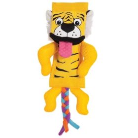 Petmate Zoobilee Firehose Tiger Dog Toy