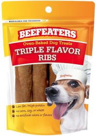 Beefeaters Oven Baked Triple Flavor Ribs Dog Treat