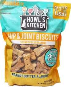 Howls Kitchen Hip & Joint Biscuits - Peanut Butter
