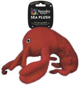 Spunky Pup Sea Plush Lobster Dog Toy
