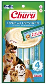 Inaba Churu Chicken with Cheese Recipe Creamy Dog Treat (size: 4 count)