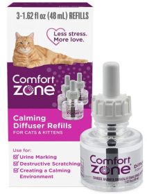 Comfort Zone Calming Diffuser Refills For Cats and Kittens (size: 3 count)