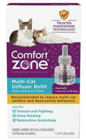 Comfort Zone Multi-Cat Diffuser Refills For Cats and Kittens (size: 1 count)