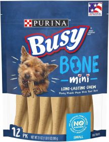 Purina Busy Bone Real Meat Dog Treats Mini (size: 21 oz)