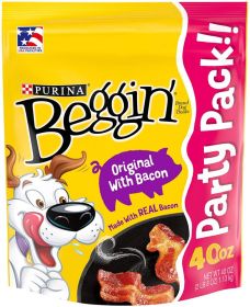 Purina Beggin' Strips Bacon Flavor (size: 40 oz)
