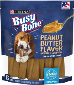Purina Busy Bone Dog Chew Peanut Butter (size: 21 oz)