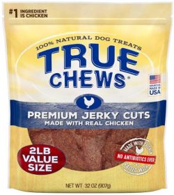 True Chews Premium Jerky Cuts with Real Chicken (size: 32 oz)