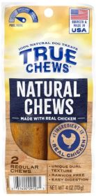 True Chews Natural Chews Dog Treats with Real Chicken (size: 3.4 oz)