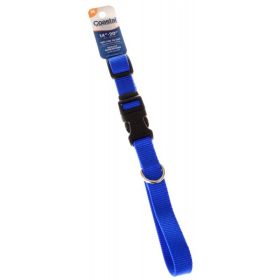 Tuff Collar Nylon Adjustable Collar - Blue (size: 14"-20" Long x 5/8" Wide)