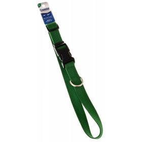 Tuff Collar Nylon Adjustable Collar - Hunter Green (size: 18"-26" Long x 1" Wide)