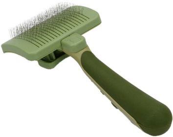 Safari Self Cleaning Slicker Brush (size: Small Dogs - 7.5" Long x 3.5" Wide)