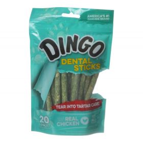 Dingo Dental Sticks for Tartar Control (size: 20 Pack)