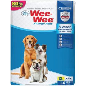 Four Paws X-Large Wee Wee Pads 28" x 34" (size: 14 count)