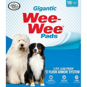 Four Paws Gigantic Wee Wee Pads (size: 18 count)
