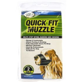Four Paws Quick Fit Muzzle (size: Size 2 - Fits 5.5" Snout)