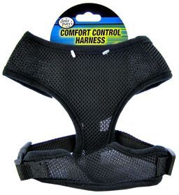 Four Paws Comfort Control Harness - Black (size: Large - For Dogs 11-18 lbs (19"-23" Chest & 13"-15" Neck))