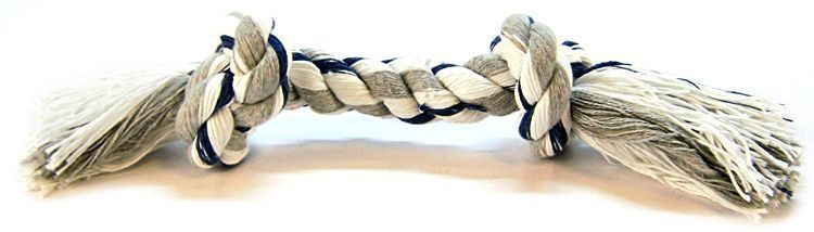 Flossy Chews Colored Rope Bone (size: Large (14" Long))