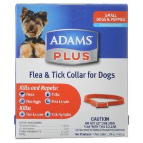 Adams Plus Flea & Tick Collar for Dogs (size: Small Dogs)