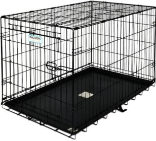 Precision Pet Pro Value by Great Crate - 1 Door Crate - Black (size: Model 2000 (24"L x 18"W x 19"H) For Dogs up to 25 lbs)