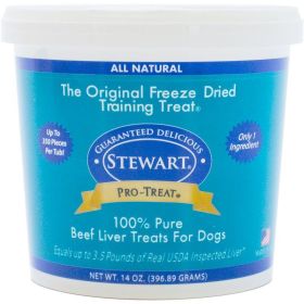 Stewart Pro-Treat 100% Pure Beef Liver for Dogs (size: 14 oz)
