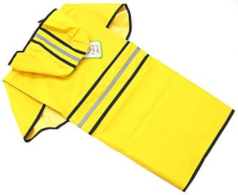 Fashion Pet Rainy Day Dog Slicker - Yellow (size: XX-Large (29"-34" From Neck to Tail))