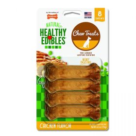 Nylabone Healthy Edibles Wholesome Dog Chews - Chicken Flavor (size: Petite - 3.75" Long (8 Pack))