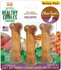 Nylabone Healthy Edibles Wholesome Dog Chews - Variety Pack (size: Petite (3 Pack))
