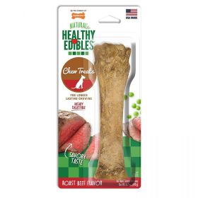 Nylabone Healthy Edibles Wholesome Dog Chews - Roast Beef Flavor (size: Souper (1 Pack))