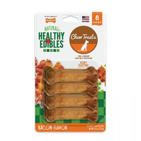 Nylabone Healthy Edibles Wholesome Dog Chews - Bacon Flavor (size: Petite (8 Pack))