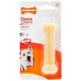 Nylabone Dura Chew Dog Bone - Original Flavor (size: Regular (1 Pack))